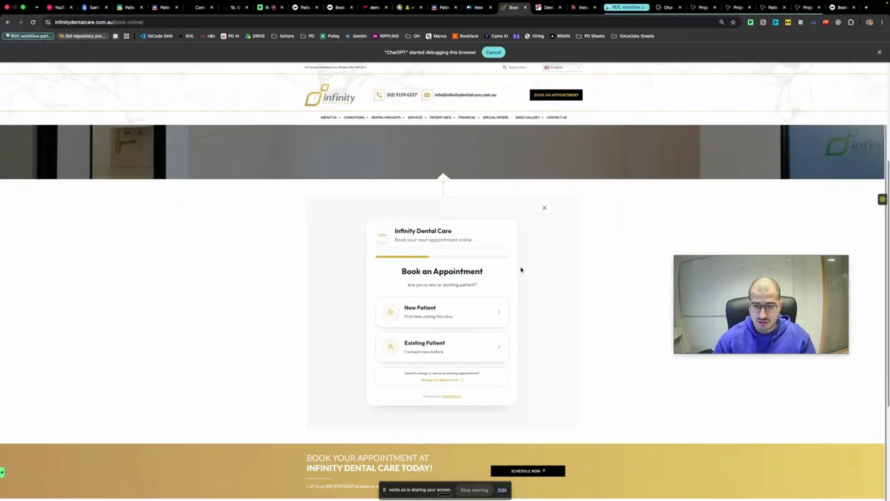 Patientdesk online booking portal connected to Dental4Windows